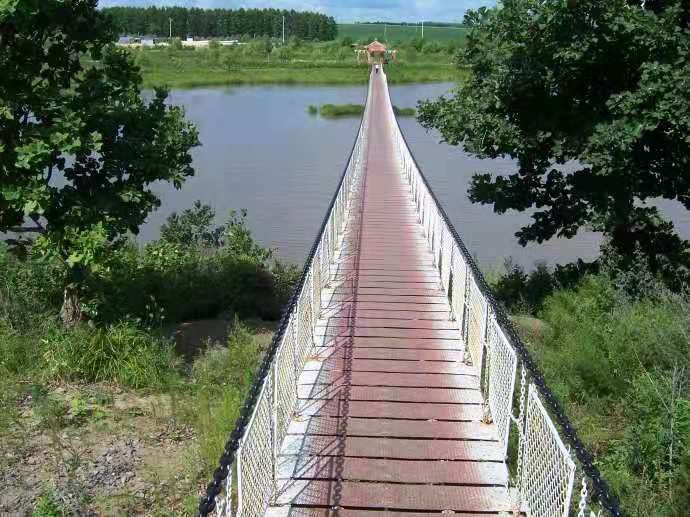 木質吊橋